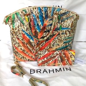 Brahmin Lrg Dux Botanical watching Ady wallet